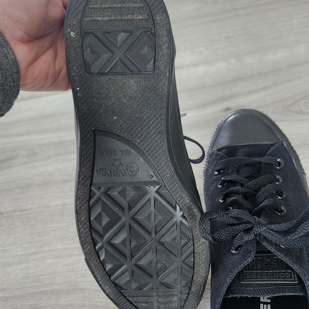 Converse Chuck Taylor Black Monochrome Low Size 8 - Picture 10 of 11